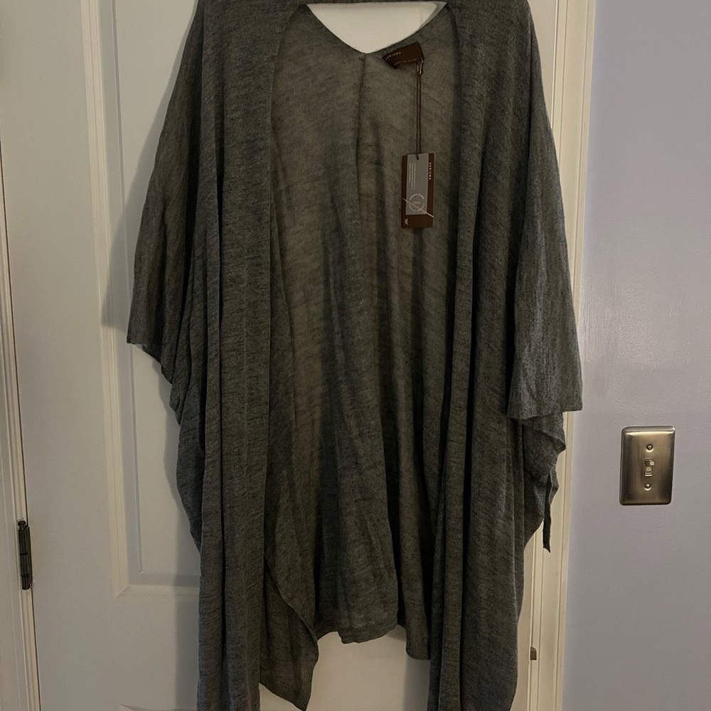 Oversized long cardigan